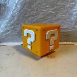 Nintendo Iconic Yellow Block with White Question Marks